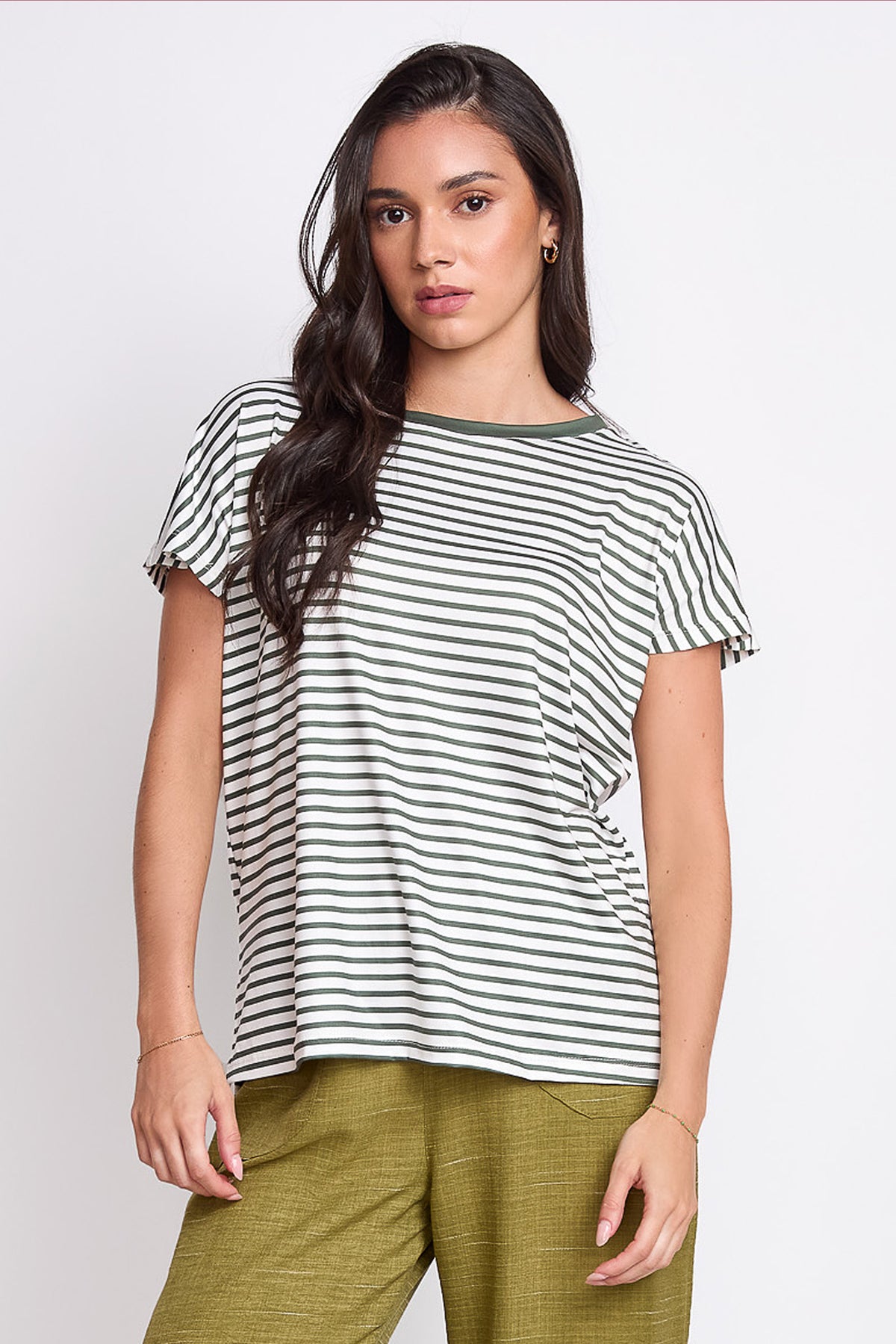 Blusa basica de rayas