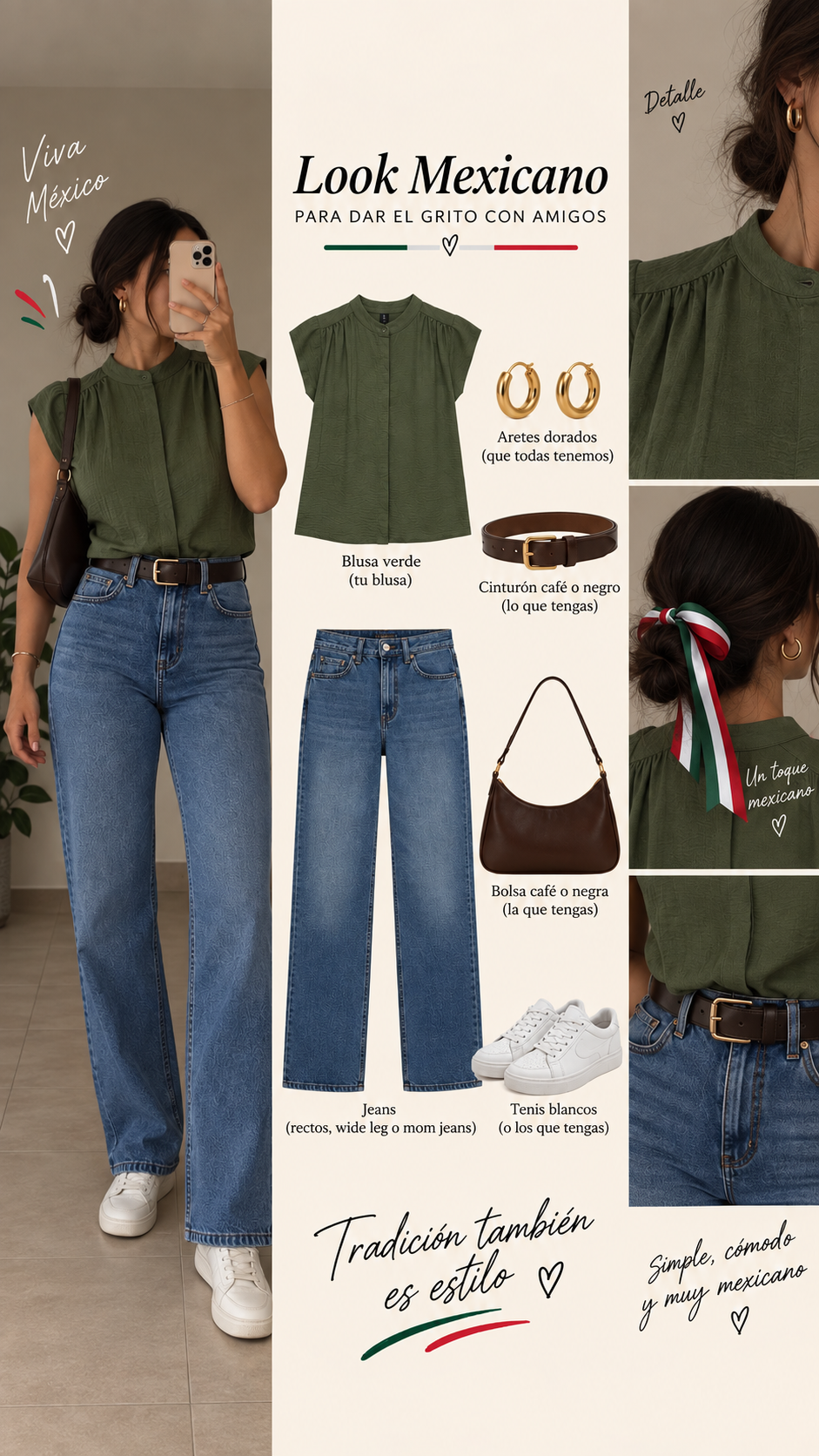 Blusa de Manga Corta con Aletilla Frontal
