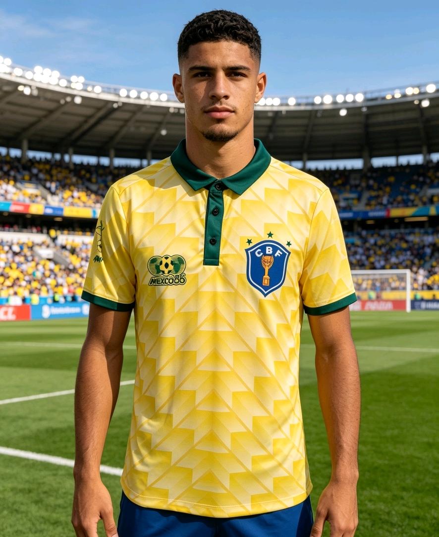 Jersey Retro Selección Brasil
